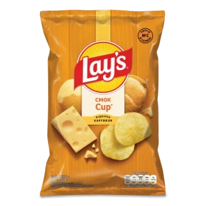 Чипси картопляні Lay's зі смаком сиру 120г