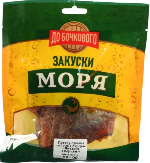 Путасу До Бочкового 90г сушена солона янтарна з перцем