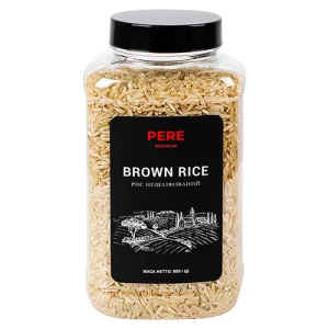 Рис нешліфований Brown Pere п/б 800г