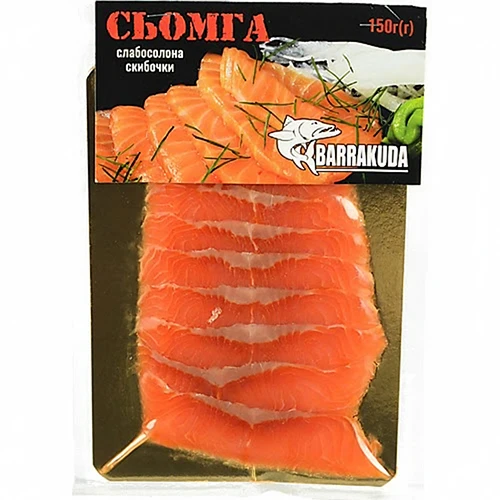 Сьомга Barrakuda 150г скибочки с.с в.у