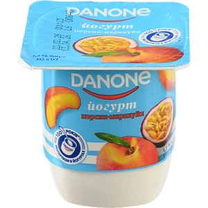 Йогурт Danone 1.2% Персик-маракуйя 115г
