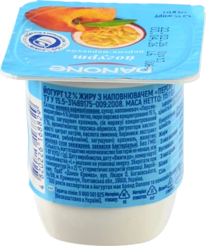 Йогурт Danone 1.2% Персик-маракуйя 115г