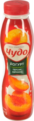 Йогурт питний Чудо 2.5% Персик-абрикос 260г