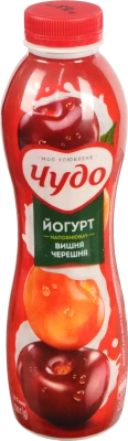 Йогурт питний Чудо 2.5% Вишня-Черешня 520г