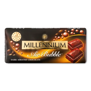 Шоколад ніжно-гіркий пористий Millennium м/у 85г