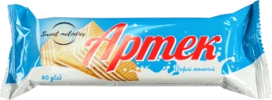 Вафлі Sweet melodies 80г артек молочний