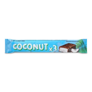 Батончик «Coconut» на основі кокосової стружки глазурований, 100 г