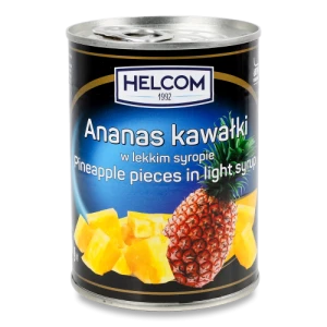 Ананаси Helcom 580мл шматочки в сиропі