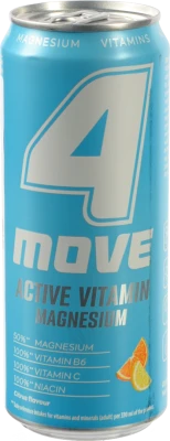 Вітамінний напій 4MOVE з магнієм та В6 330 мл