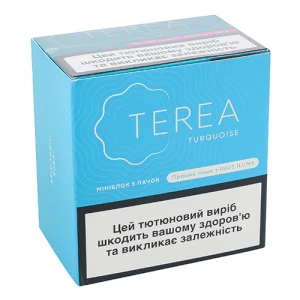 Мініблок 5шт тютюновий виріб Terea Turquoise