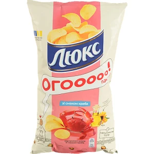 Чіпси Люкс 170г краб