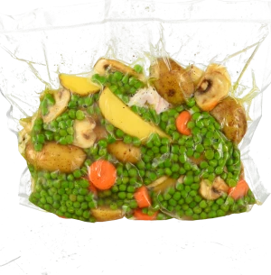 Чверть куряча маринована з овочами