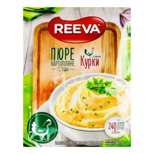 Пюре картопляне Reeva з куркою 40г