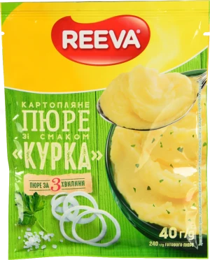 Пюре картопляне Reeva з куркою 40г