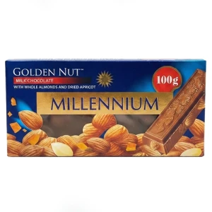 АКЦ Шоколад Millennium 100г gold молочний цілий ми