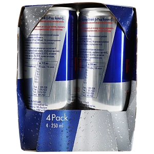 Напій енергетичний Red bull 4х0.25л