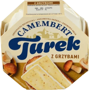 Сир м'який з пліснявою Із грибами Camembert Turek к/у 120г