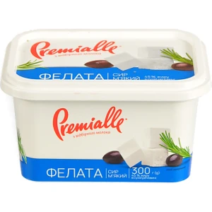 Сир м'який Premialle «Фелата» 300г 45%
