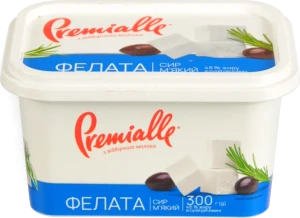 Сир м'який Premialle «Фелата» 300г 45%