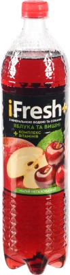 Напій IFresh Plus 1.2л з соком яблука та вишні