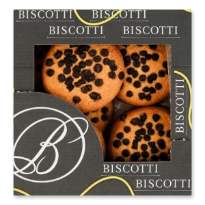 Печиво Biscotti 205г здобне американське глазур
