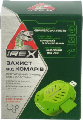 Комплект від комарів IREX прилад usb та пластини