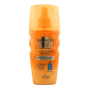 Олія-блиск Біокон 16мл SPF-8 д.засмаги gold