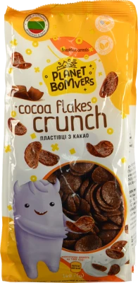 Пластівці з какао «Cocoa Flakes Crunch», ТМ «Planet Bomvers» 140г