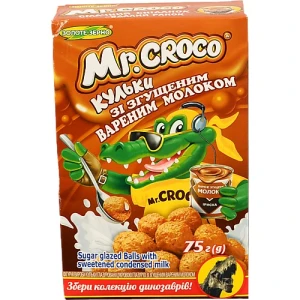 Кульки Mr. Croco зі згущеним вареним молоком 75г