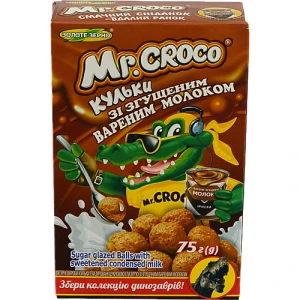 Кульки Mr. Croco зі згущеним вареним молоком 75г