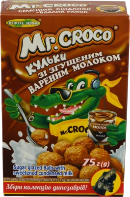 Кульки Mr. Croco зі згущеним вареним молоком 75г