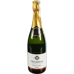 Вино ігристе Grandial 0.75л Blanc de Blancs брют біле