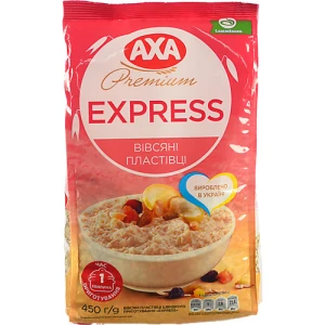 Пластiвцi вівсяні AXA 450г еxpress
