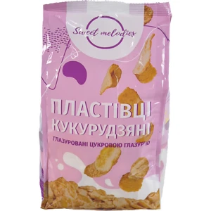 Пластівці Sweet Melodies 270г кукурудзяні цукрова глазур