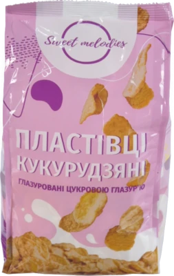 Пластівці Sweet Melodies 270г кукурудзяні цукрова глазур