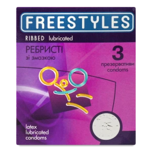 Презервативи Freestyles №3 ribbed