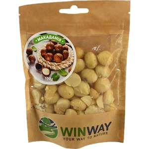 Макадамія Winway чищена, 100 г
