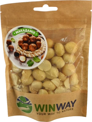 Макадамія Winway чищена, 100 г