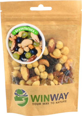 Горіхова суміш «Бразильська», Winway, 100 г