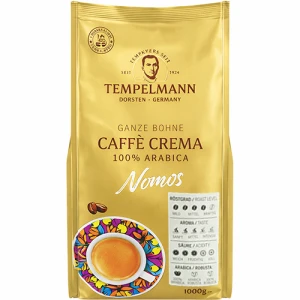 Кава Tempelmann 1кг nomos c.crema зерно