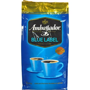 Кава Ambassador 1кг blue label зерно м.у
