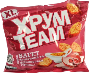 Сухарики Буженина та французька гірчиця Багет ХрумTeam м/у 100г