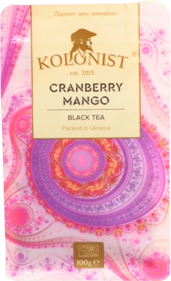 Чай Kolonist 100г журавлина манго black