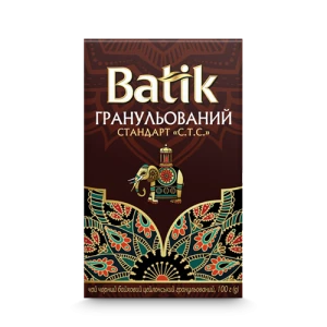 Чай чорний байховий цейлонський гранульований Batik к/у 100г