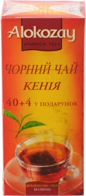Чай Alokozay 40+4п чорний