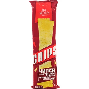 Чипси Multico 70г баварські ковбаски