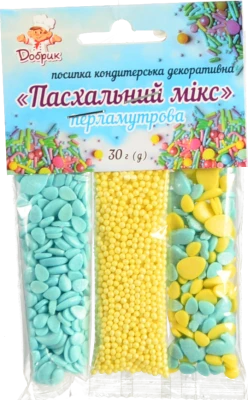 Посипка Добрик 30г пасхальний мікс