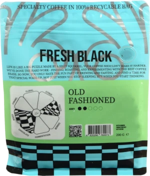 Кава Fresh Black 200г blend old fashioned зерно