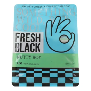 Кава Fresh Black 200г blend nutty boy зерно