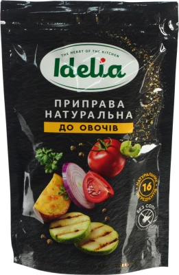 Приправа Idelia 35г до овочів д.п